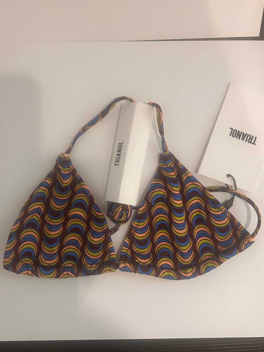 triangl swimwear Retro Wave Multicolor Triangle Bikini - Picture 3 of 6